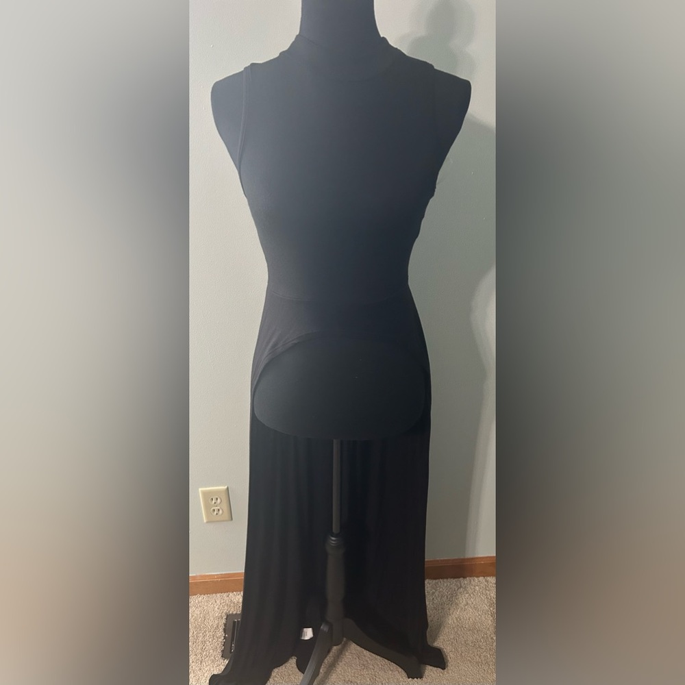 High low spandex top Sz small